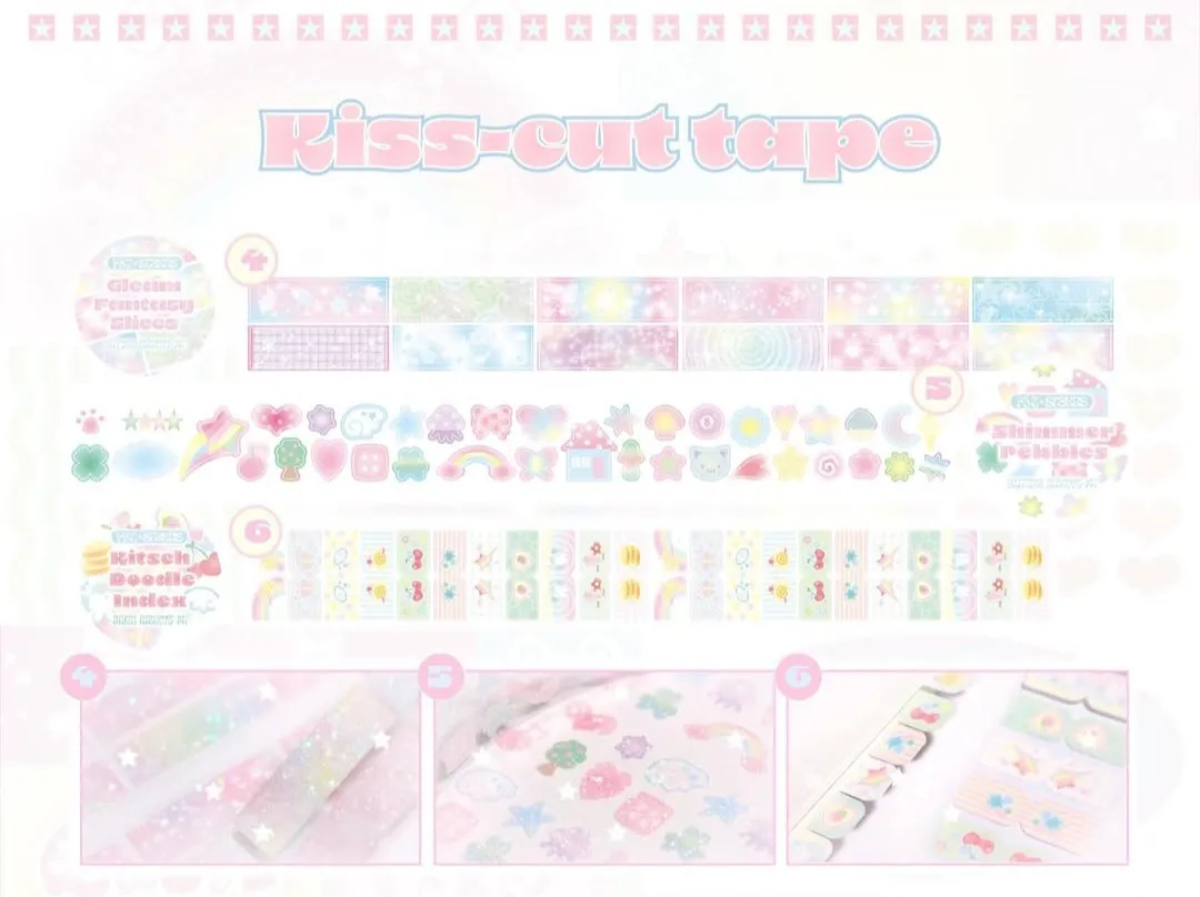 [펄리버튼x스티커스] 콜라보 키스컷 띵