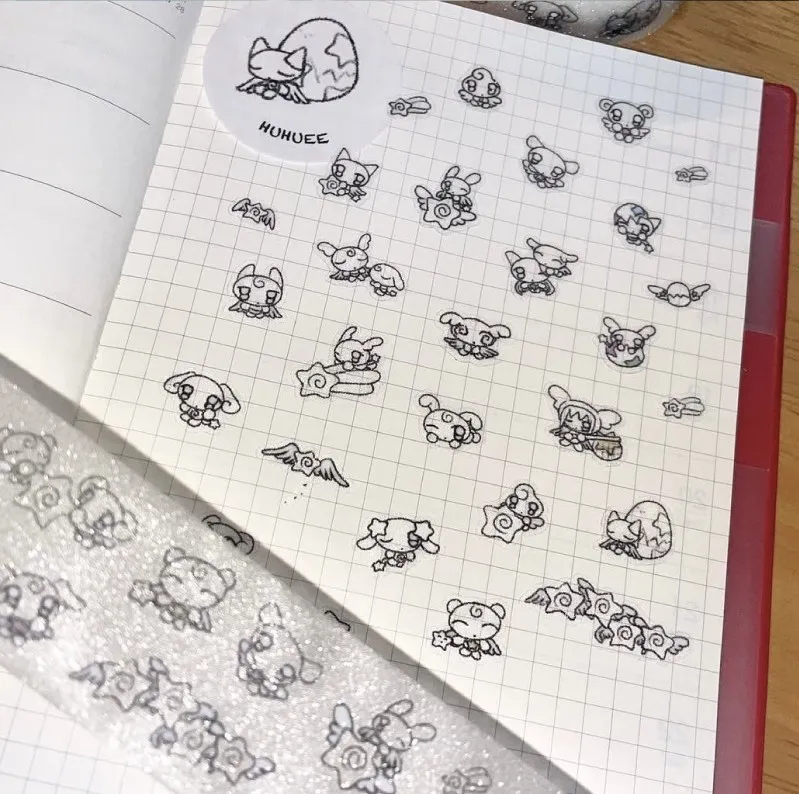 후후이/파우칩/펄리버튼 키스컷 모음