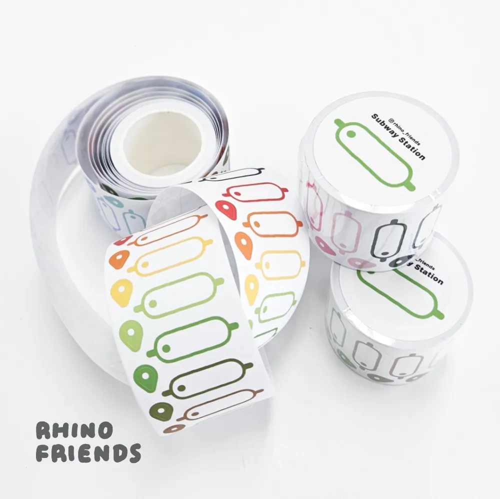 리노프렌즈 지하철 모조지