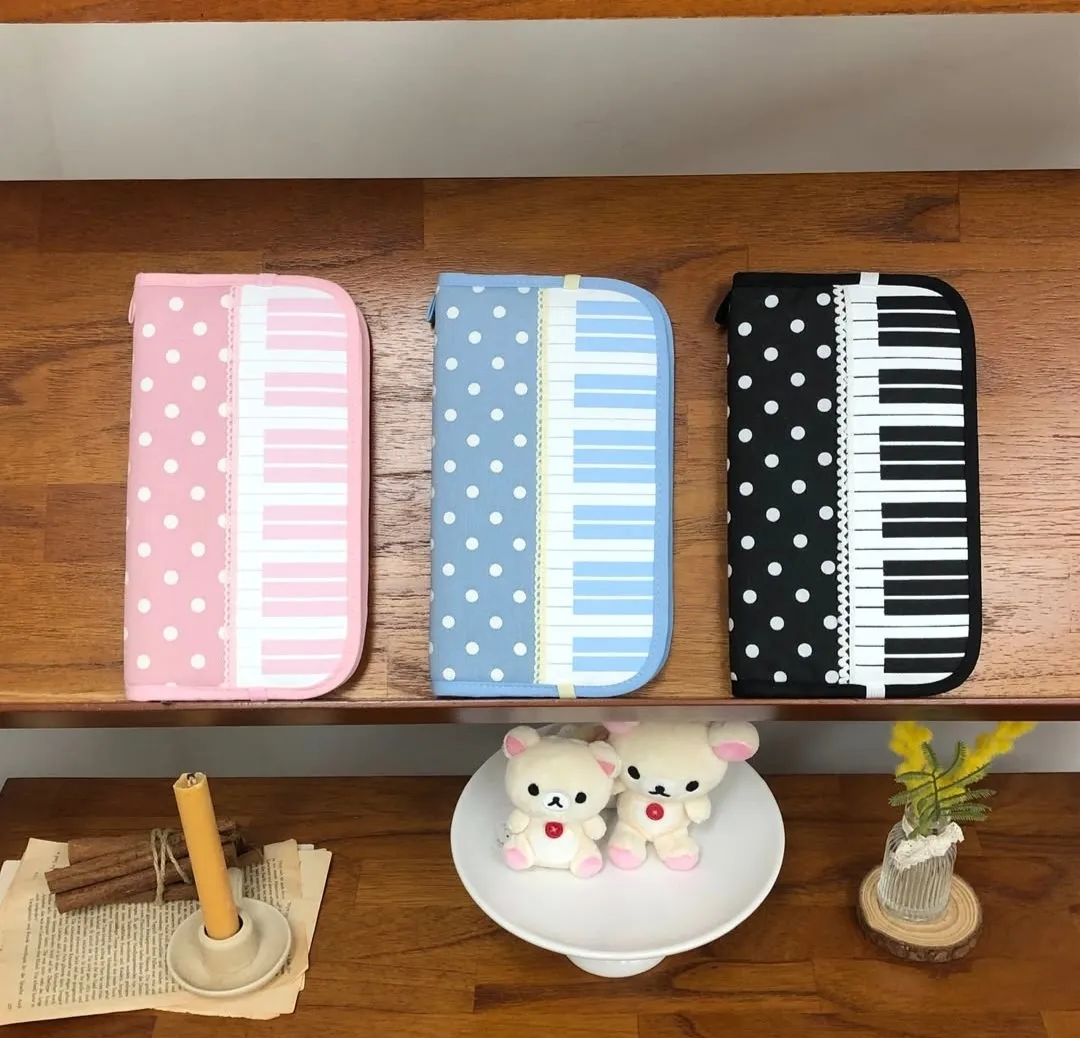 에이투지클럽 피아노멜로디 북커버 핑크