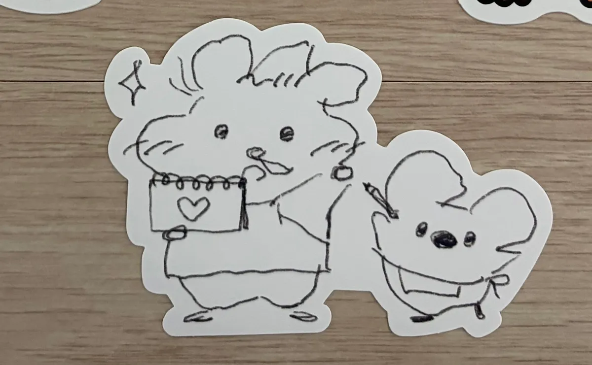 애프터눈치 수집가 무무 오키키 빅 조각 스티커 - 3