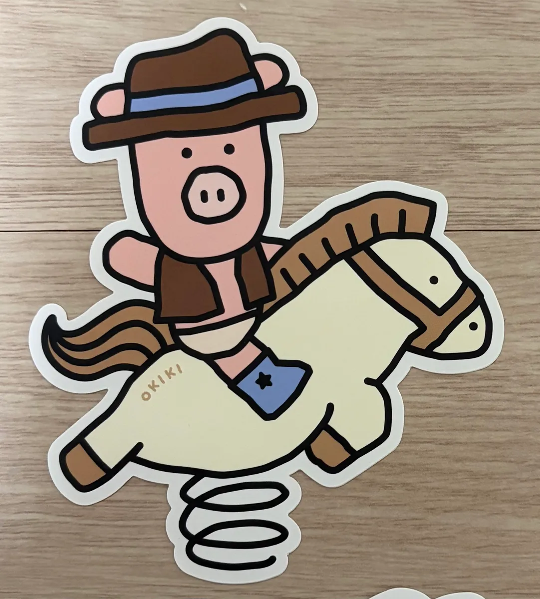 애프터눈치 수집가 무무 오키키 빅 조각 스티커