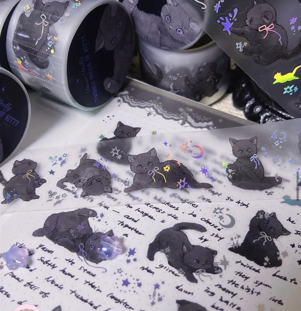 디어돌리 고양이의 반짝이는 꿈 키스컷