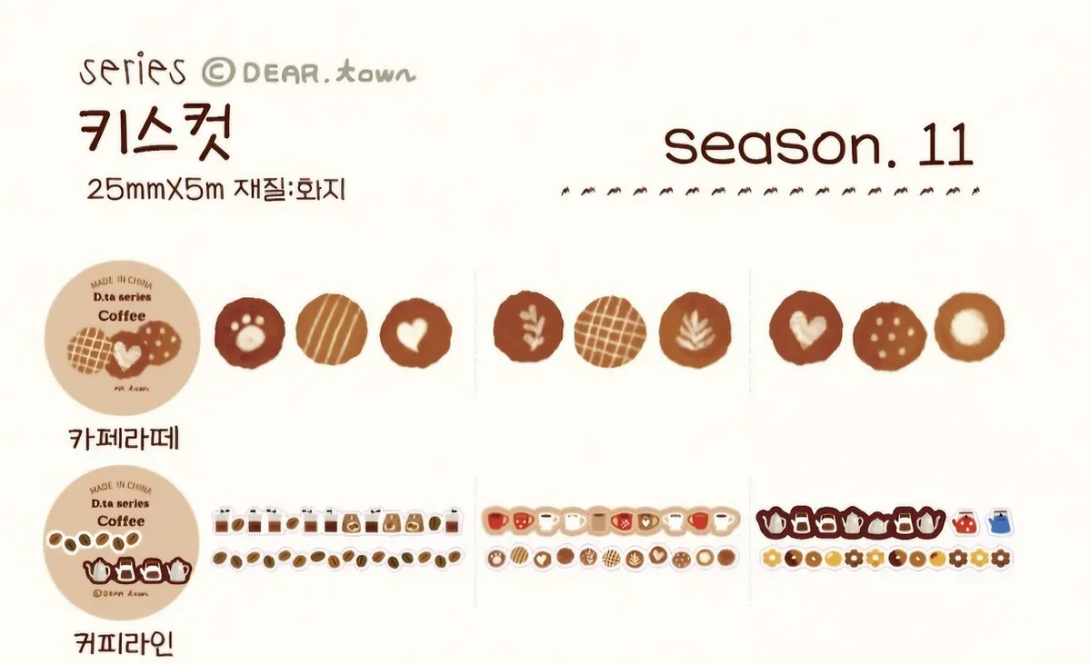 디어타운 시즌 11 키스컷 카페라떼, 커피라인 - 2