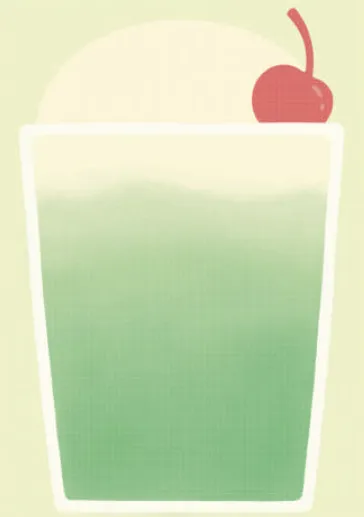 딸기의 마음 메론소다 메모지