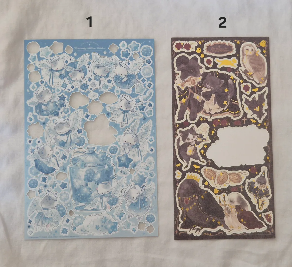 중고 스티커(디어돌리, 노낫네버, 냥냥빔)