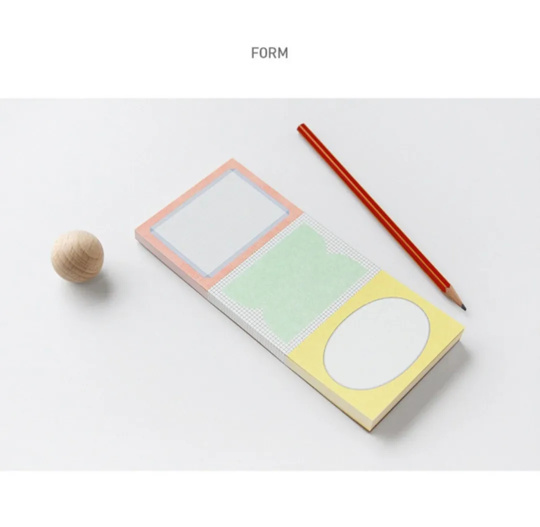 gongjang 공장 point memopad (form)