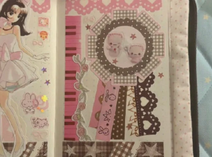 [해피스트플러피샵] 노트커튼 글리터 다이컷 마테 3종 띵 - 3