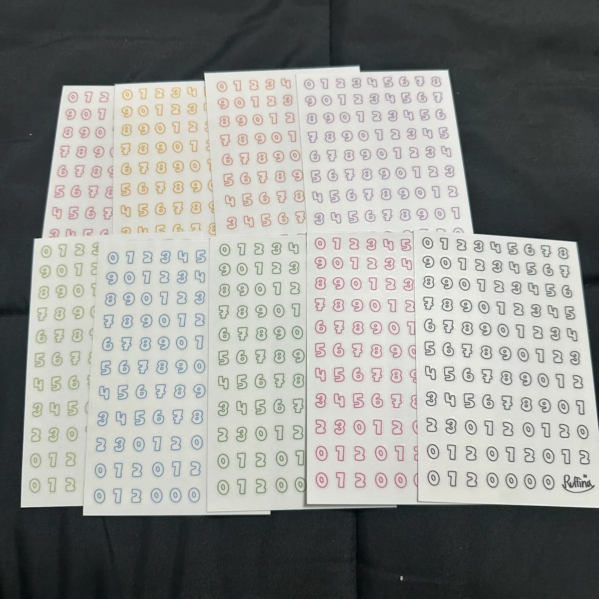 숫자스티커 - 2