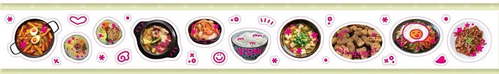 폼폼 과일/한식/일식 키스컷띵 - 2