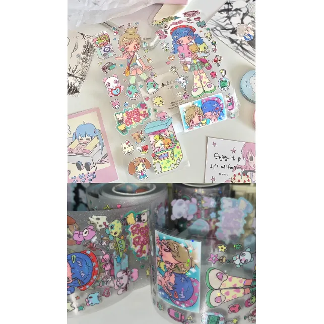 [해외] sunonebird 썬원버드 롤 스티커  - 4