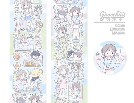 [해외] Gnocchiii 롤 스티커 8종 - 3