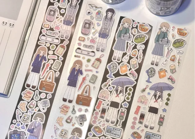 [해외] DaburuCute 롤 스티커 2종