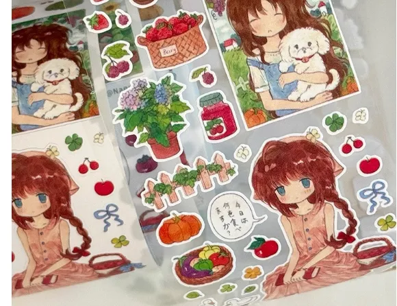 [해외] 인물 롤스티커 6종 - 2