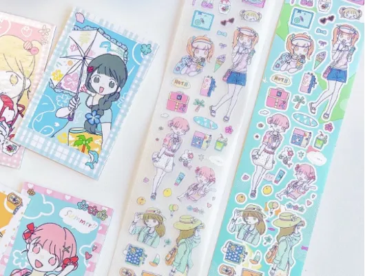 [해외] 인물 롤스티커 6종 - 4