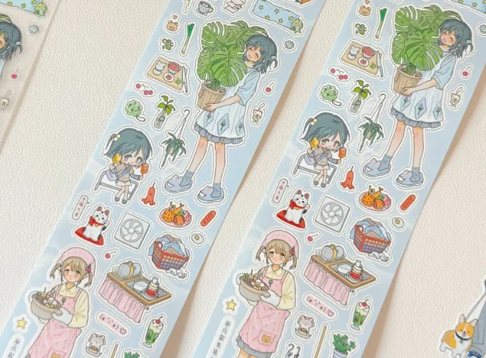 [해외] 인물 롤스티커 6종