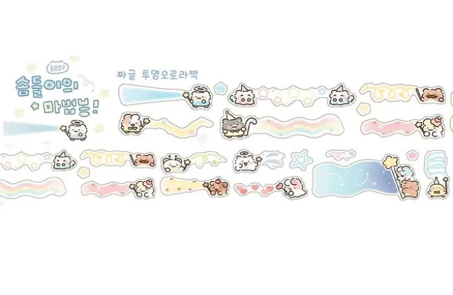 숌문방구 / -세로폭죽, -뽀짝이2(세모뽀2), -형광펜, -마법봉, -라연 콜라보 후우링 - 4