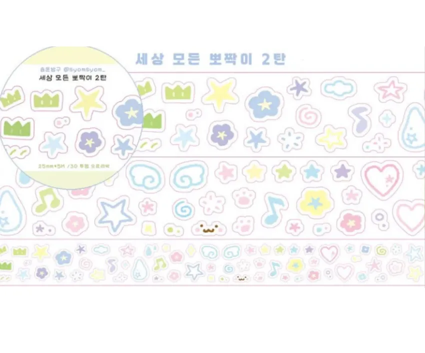 숌문방구 / -세로폭죽, -뽀짝이2(세모뽀2), -형광펜, -마법봉, -라연 콜라보 후우링 - 2