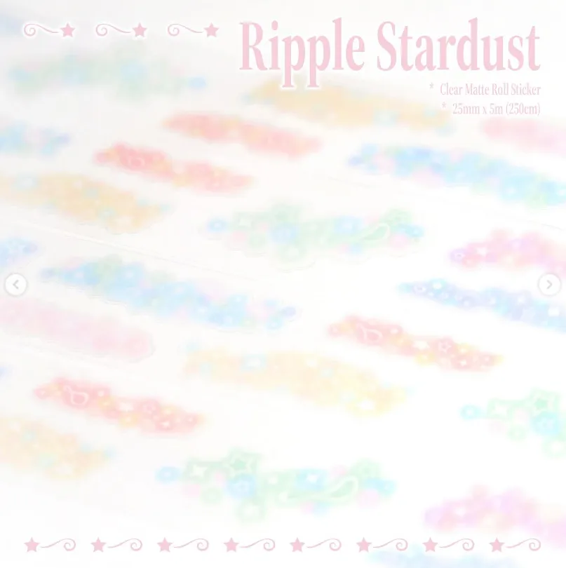 스티커스 / -ripple stardust , -Peace Piece