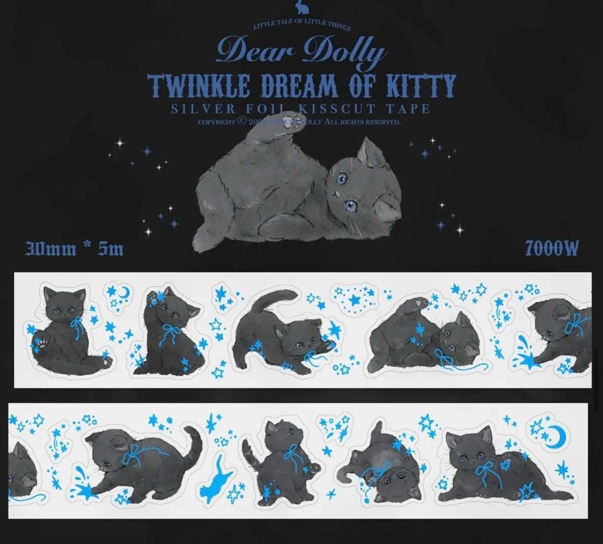 디어돌리 고양이의 반짝이는 꿈 키스컷