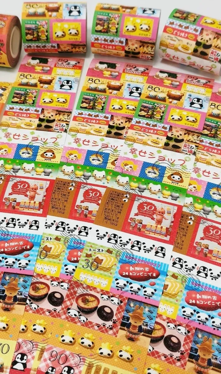 [해외] Gnocchiii 고전 우표 키스컷 테이프 롤스티커