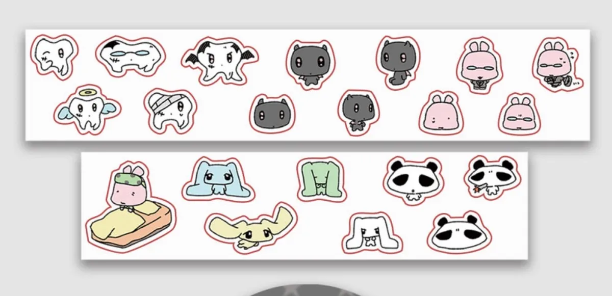 [주바] 작은 친구들 3D 홀로그램 박 키스컷