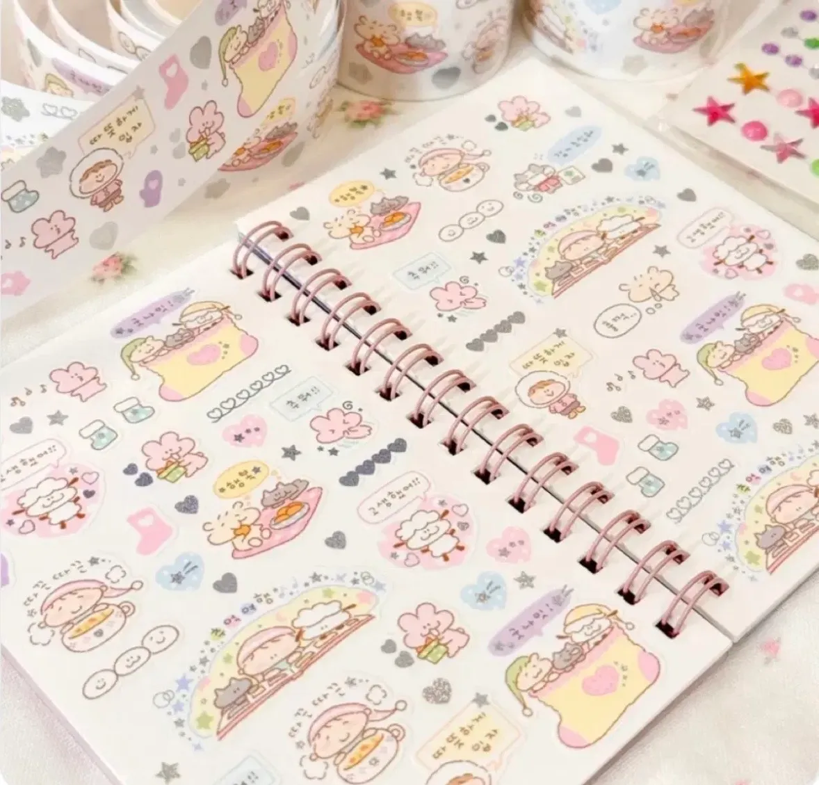 [하트쉽스튜디오] 겨울 일상 은박 키스컷띵