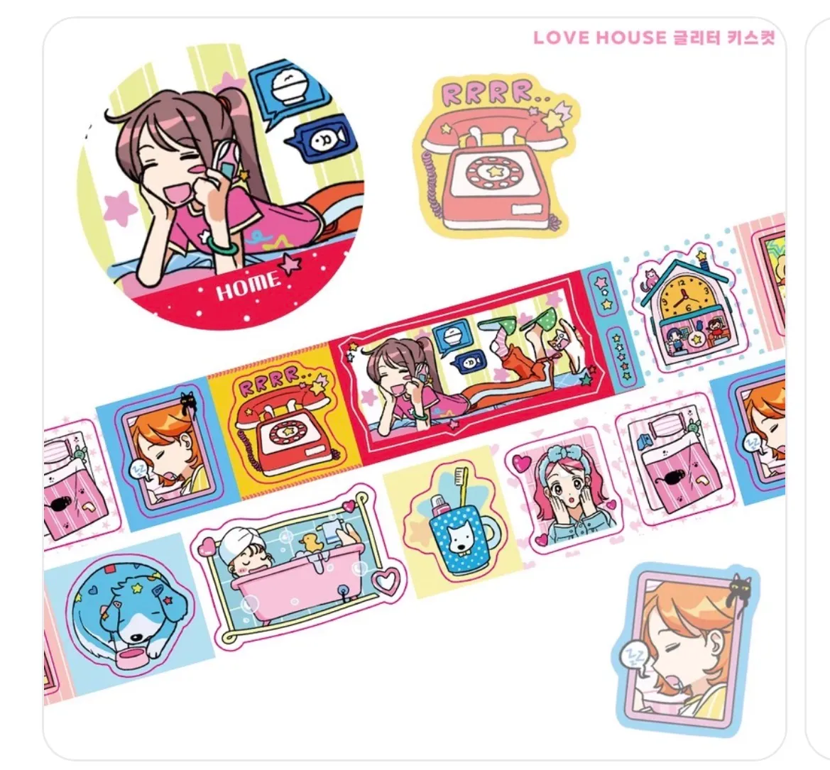 캐릭터 키스컷 띵 (포포, 우이, 쭈쭈해, 김모양군) - 4