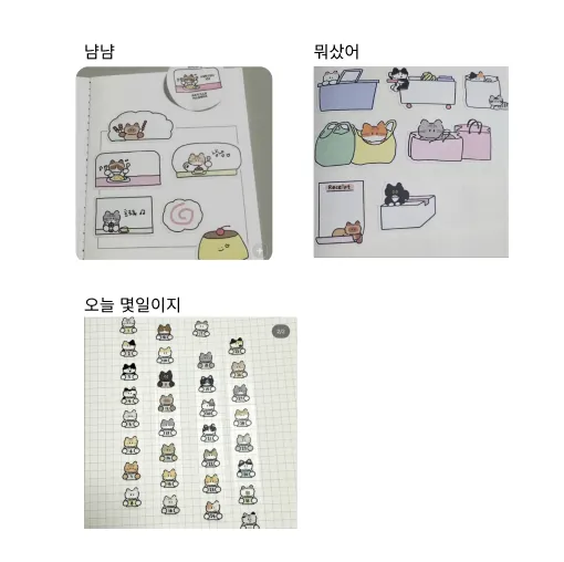 띵똥 키스컷, 이지컷 3종